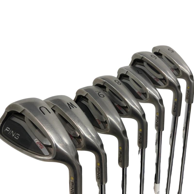 【中古】 ピン G25  8S アイアン仕掛ける IR CFSスチール写真 (フレックスS) メンズ 成人男性用 右利き 右用 D序列付ける ゴルフ野球クラブ