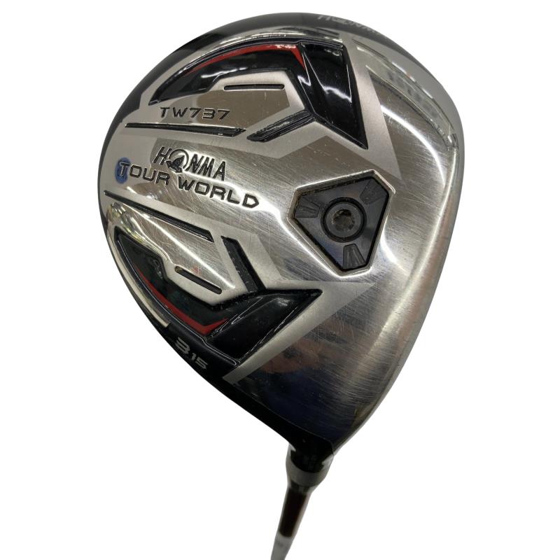 【中古】 本間ゴルフ TOUR WORLD TW737 3W(15°) フェアウェイウッド FW VIZARD EX-C55 (フレックスR) メンズ 男性用 右利き 右用 Cランク ゴルフクラブ