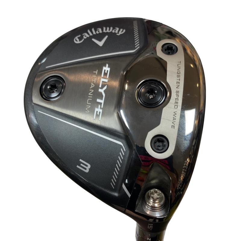 【中古】 キャロウェイ ELYTE TITANIUM 3W フェアウェイウッド FW TENSEI GREEN 60 for CW(ELYTE FW) (フレックスS) メンズ 成人男性用 右利き 右用 B序列付ける ゴルフ野球クラブ
