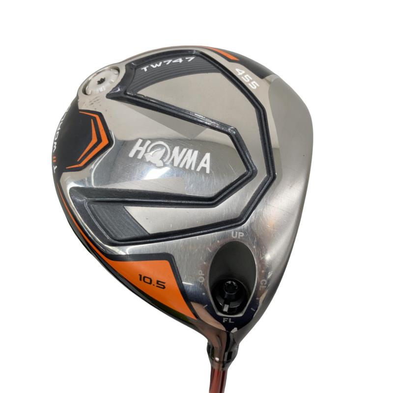 【中古】 本間ゴルフ TOUR WORLD TW747 455 10.5° ドライバー DR VIZARD FD-6 (フレックスS) メンズ 男性用 右利き 右用 Cランク ゴルフクラブ|ゴルフパートナー 中古クラブ店