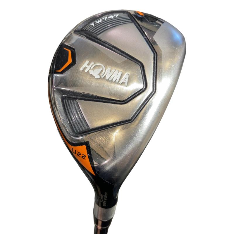 【中古】 本間ゴルフ TOUR WORLD TW747 22° ありがた味 UT 文句無し特注立て坑 (フレックス余分の物) メンズ 成人男性用 右利き 右用 C位置付ける ゴルフ野球クラブ クラブ-メンズクラブ
