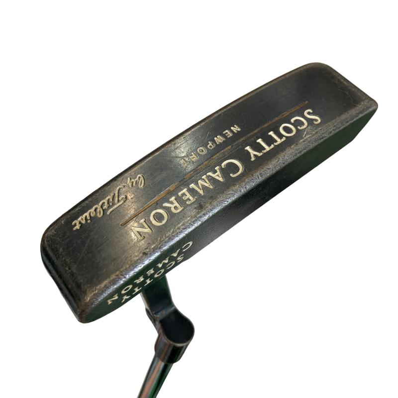 【中古】 タイトリスト SCOTTY CAMERON NEWPORT(火器青色) パター PT Micro Step (フレックス余分の物) メンズ 成人男性用 右利き 右用 C価値づける ゴルフ野球クラブ