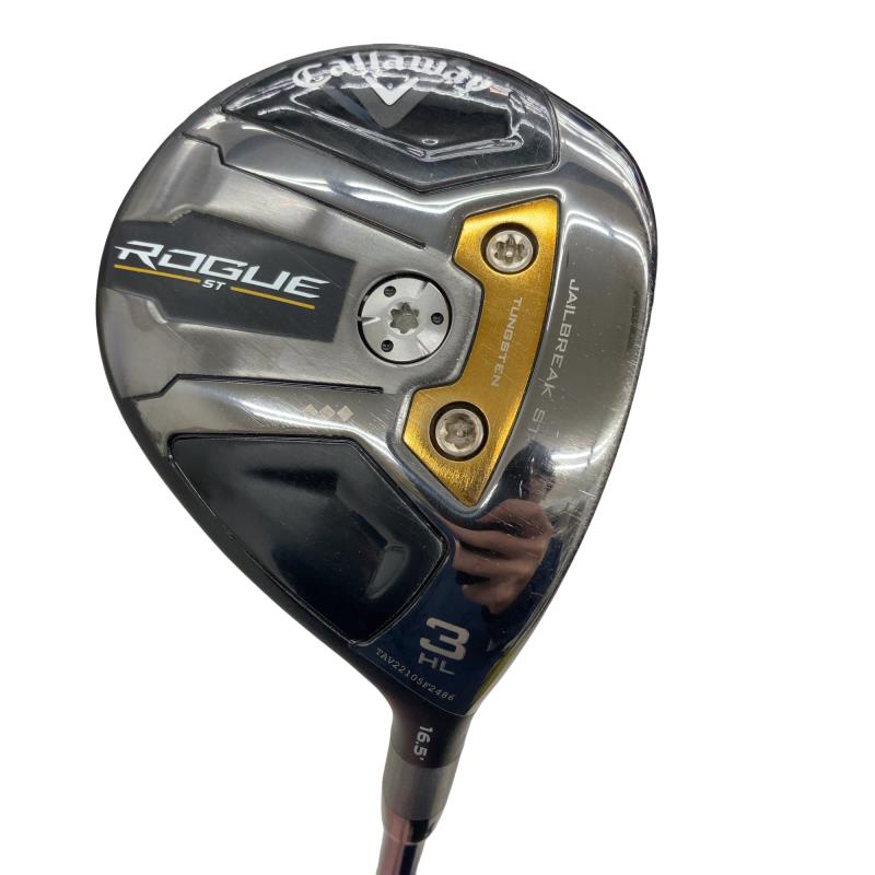 【中古】 キャロウェイ ROGUE ST ◆◆◆ 3HL フェアウェイウッド FW VENTUS TR BLUE 6 (フレックスS) メンズ 男性用 右利き 右用 Cランク ゴルフクラブ