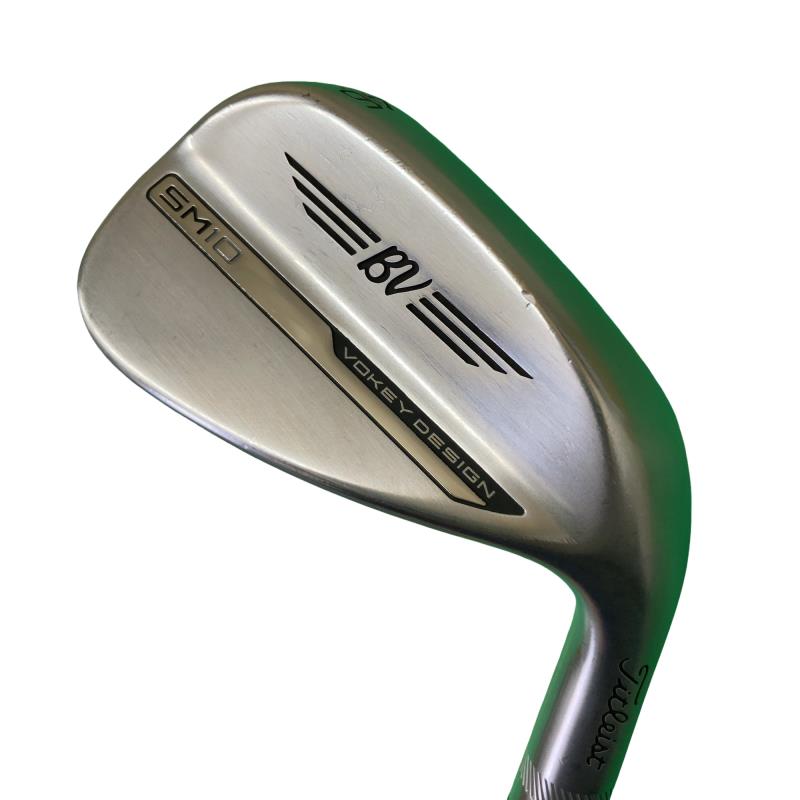 【中古】 タイトリスト VOKEY SPIN MILLED SM10 ツアークロム 46°/10°F ウェッジ WG 純正特注シャフト (フレックスS) メンズ 男性用 右利き 右用 Cランク ゴルフクラブ