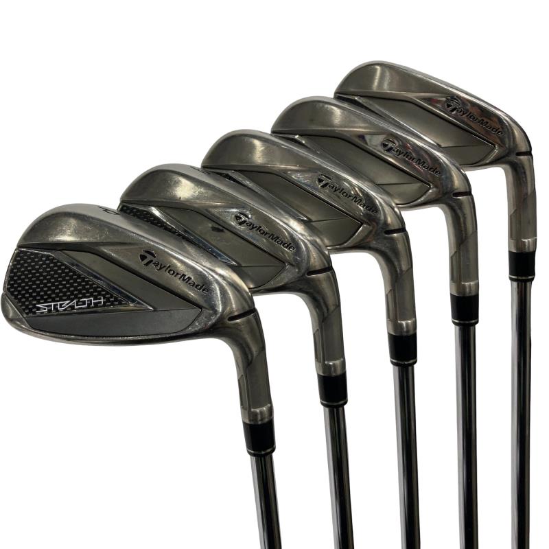 【中古】 テーラーメイド STEALTH 5S アイアンセット IR KBS MAX MT85 JP (フレックスR) メンズ 男性用 右利き 右用 Cランク ゴルフクラブ