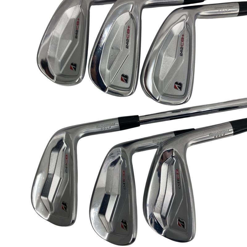 【中古】 ブリヂストン BRIDGESTONE 242CB+ 6S アイアンセット IR NS PRO MODUS3 TOUR105 (フレックスS) メンズ 男性用 右利き 右用 Cランク ゴルフクラブ