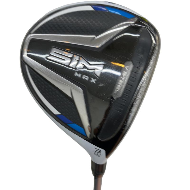 【中古】 テーラーメイド SIM MAX 3W フェアウェイウッド FW Speeder 661 EVOLUTION VI (フレックスS) メンズ 男性用 右利き 右用 Cランク ゴルフクラブ