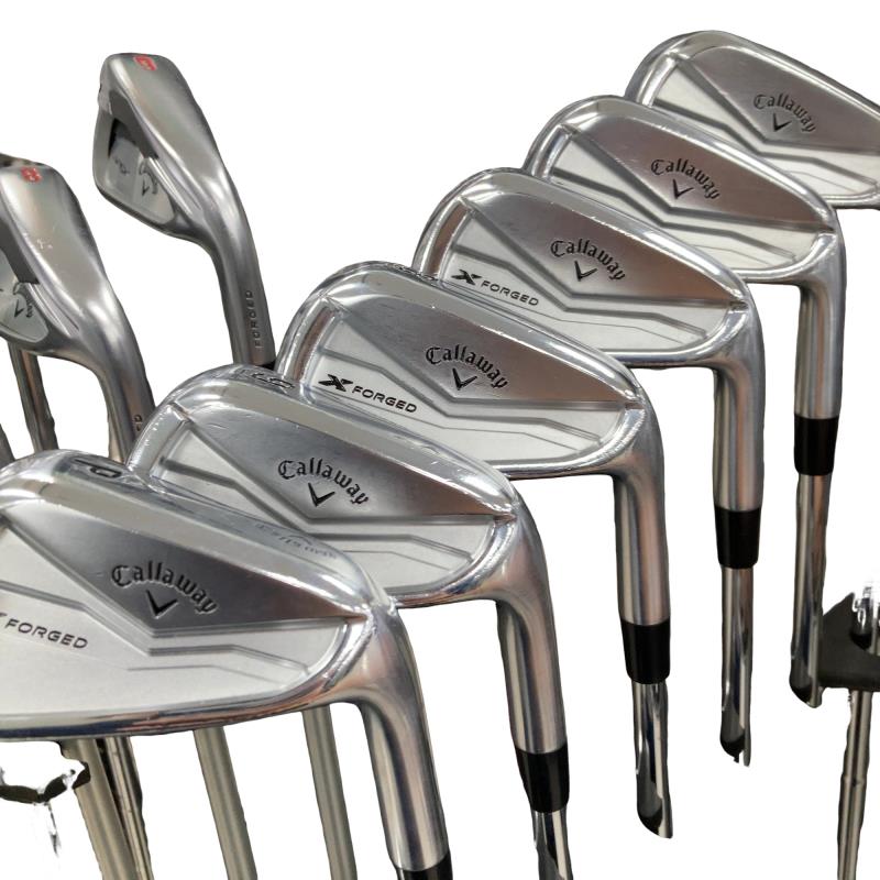 【中古】 キャロウェイ X FORGED(2024) 6S アイアンセット IR Dynamic Gold MID 115 (フレックスS) メンズ 男性用 右利き 右用 Cランク ゴルフクラブ