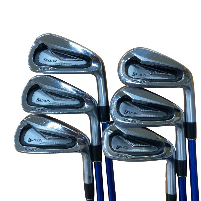 【中古】 ダンロップ SRIXON Z585 6S アイアン仕掛ける IR Miyazaki for IRON (フレックスS) メンズ 成人男性用 右利き 右用 C価値づける ゴルフ野球クラブ