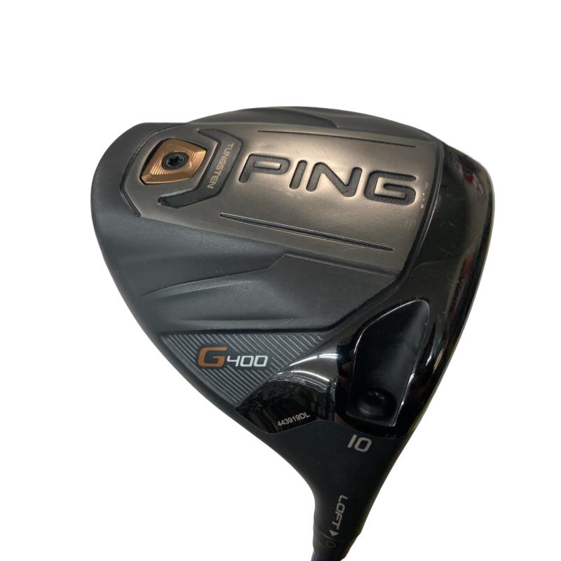 【中古】 ピン G400 LST 10° １番ウッド DR 純然たる特注矢がら (フレックスS) メンズ 成人男性用 右利き 右用 C位置づける ゴルフ野球クラブ