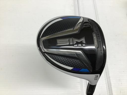 【中古】 テーラーメイド SIM MAX 3W フェアウェイウッド FW TENSEI BLUE TM50(FW) (フレックスS) メンズ 男性用 右利き 右用 Cランク ゴルフクラブ 20,907円