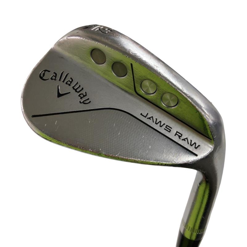 【中古】 キャロウェイ JAWS RAW クロムメッキ 52°/10°S ウェッジ WG 純正特注シャフト (フレックスR) メンズ 男性用 右利き 右用 Cランク ゴルフクラブ