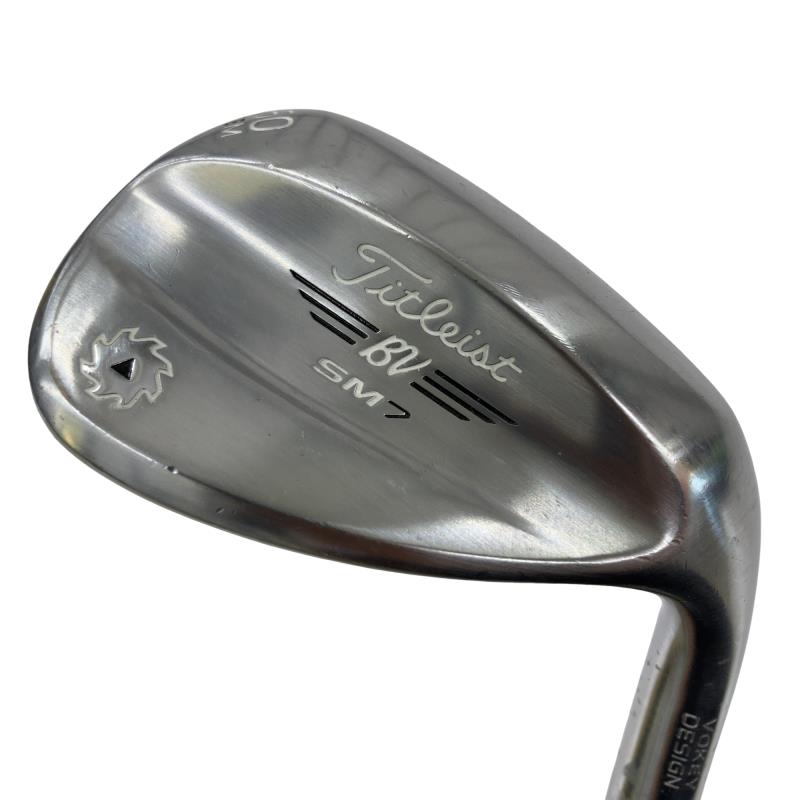 【中古】 タイトリスト VOKEY SPIN MILLED SM7 ツアークロム 60°/08°M ウェッジ WG Dynamic Gold (フレックスS) メンズ 男性用 右利き 右用 Cランク ゴルフクラブ