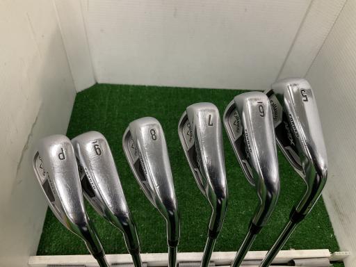 【中古】 キャロウェイ APEX(2019) 6S アイアンセット IR NS PRO ZELOS 8 (フレックスS) メンズ 男性用 右利き 右用 Cランク ゴルフクラブ|ゴルフパートナー 中古クラブ店