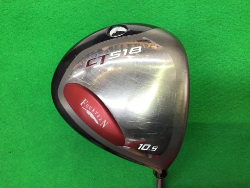 【中古】 フォーティーン CT-518 10.5°(46in) １番ウッド DR FT-15d (フレックスR) メンズ 成人男性用 右利き 右用 C序列付ける ゴルフ野球クラブ