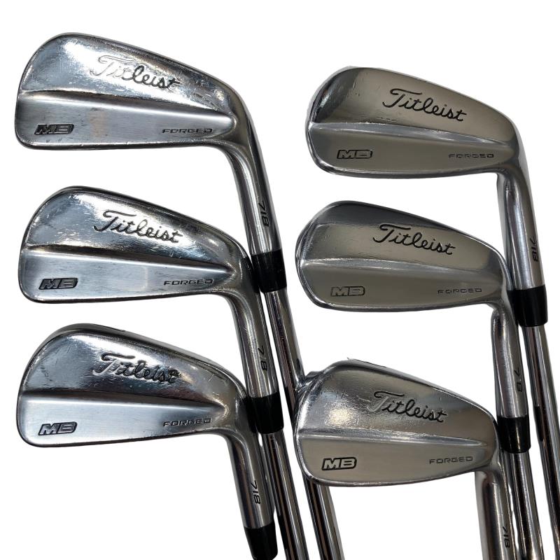 【中古】 タイトリスト Titleist MB 718 6S アイアンセット IR AMT TOUR WHITE (フレックスS) メンズ 男性用 右利き 右用 Dランク ゴルフクラブ|ゴルフパートナー 中古クラブ店