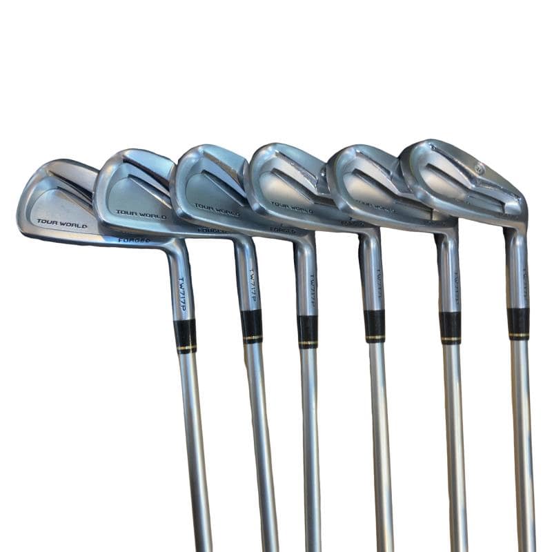 【中古】 本間ゴルフ TOUR WORLD TW717P FORGED  6S アイアン仕掛ける IR VIZARD I550 (フレックスS) メンズ 成人男性用 右利き 右用 C序列付ける ゴルフ野球クラブ