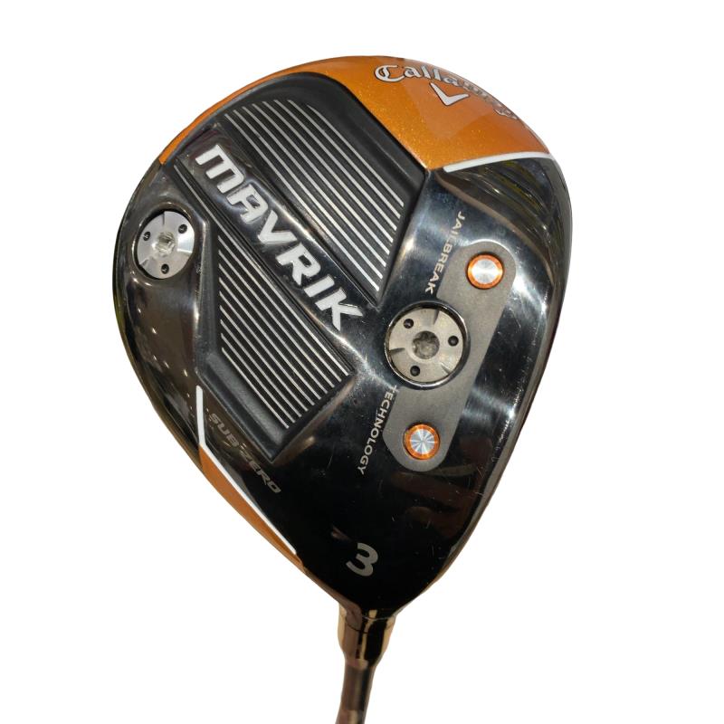 【中古】 キャロウェイ MAVRIK SUBZERO 3W フェアウェイウッド FW リシャフト (フレックスその他) メンズ 男性用 右利き 右用 Cランク ゴルフクラブ