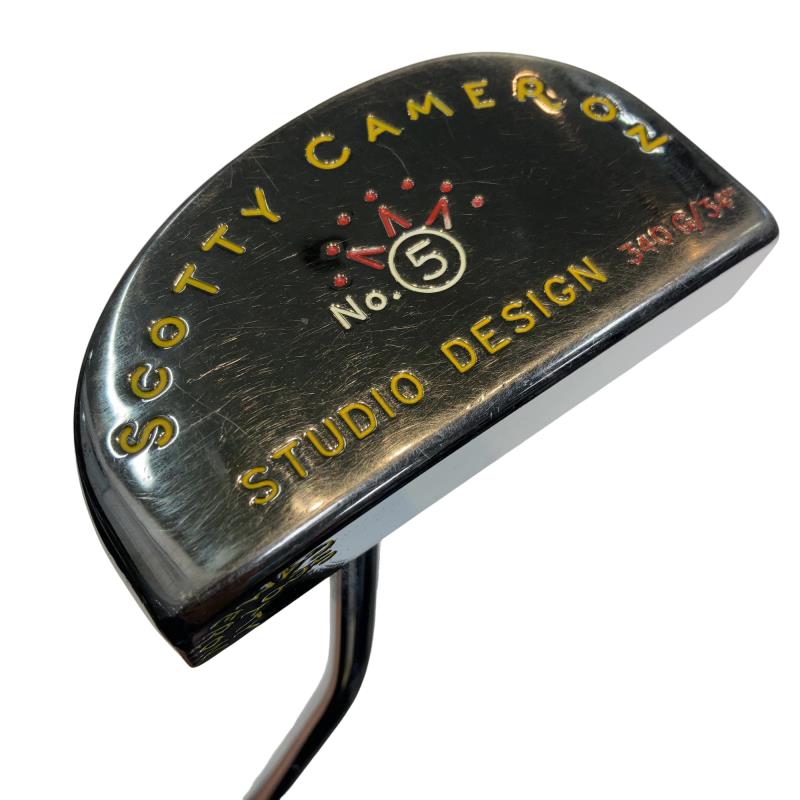 【中古】 タイトリスト SCOTTY CAMERON STUDIO DESIGN 5(2003) 34in パター PT スチール写真 (フレックス余分の物) メンズ 成人男性用 右利き 右用 C序列付ける ゴルフ野球クラブ