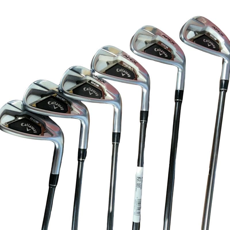 【中古】 キャロウェイ APEX DCB(2021) 6S アイアンセット IR 純正特注シャフト (フレックスSR) メンズ 男性用 右利き 右用 Cランク ゴルフクラブ