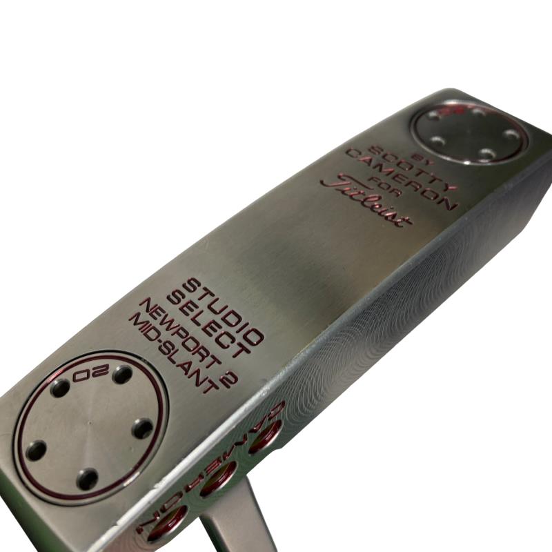 【中古】 タイトリスト SCOTTY CAMERON STUDIO SELECT NEWPORT 2 MS 33in(20g) パター PT スチール写真 (フレックス余分の物) メンズ 成人男性用 右利き 右用 C序列付ける ゴルフ野球クラブ