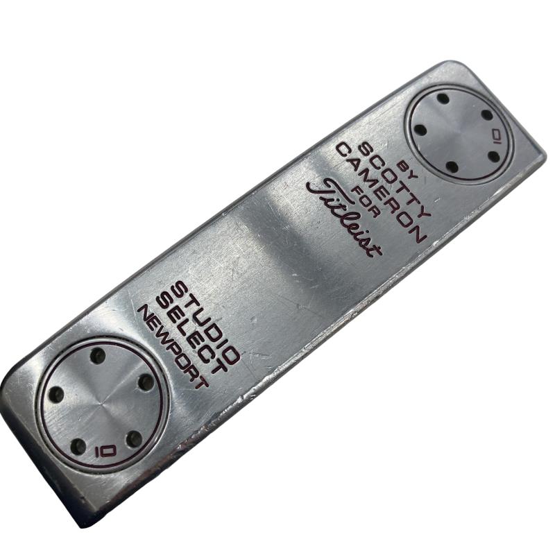 【中古】 タイトリスト SCOTTY CAMERON STUDIO SELECT NEWPORT 35in(10g) パター PT スチール写真 (フレックス余分の物) メンズ 成人男性用 右利き 右用 C序列付ける ゴルフ野球クラブ