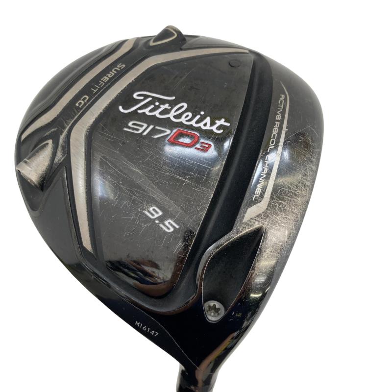 【中古】 タイトリスト 917 D3  9.5° １番ウッド DR Diamana RF60 (フレックスS) メンズ 成人男性用 右利き 右用 C序列付ける ゴルフ野球クラブ
