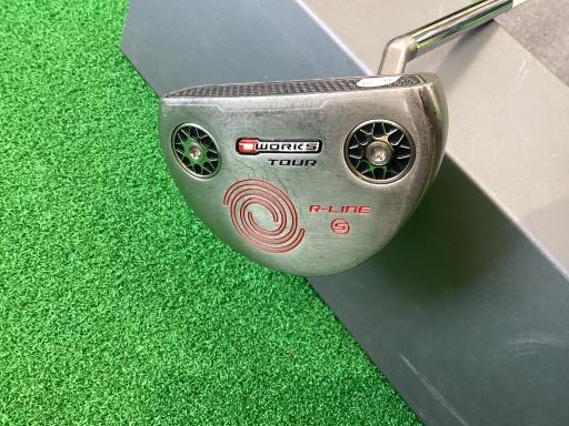 【中古】 オデッセイ O WORKS TOUR SILVER R-LINE S 34インチ パター PT スチール (フレックスその他) メンズ 男性用 右利き 右用 Cランク ゴルフクラブ