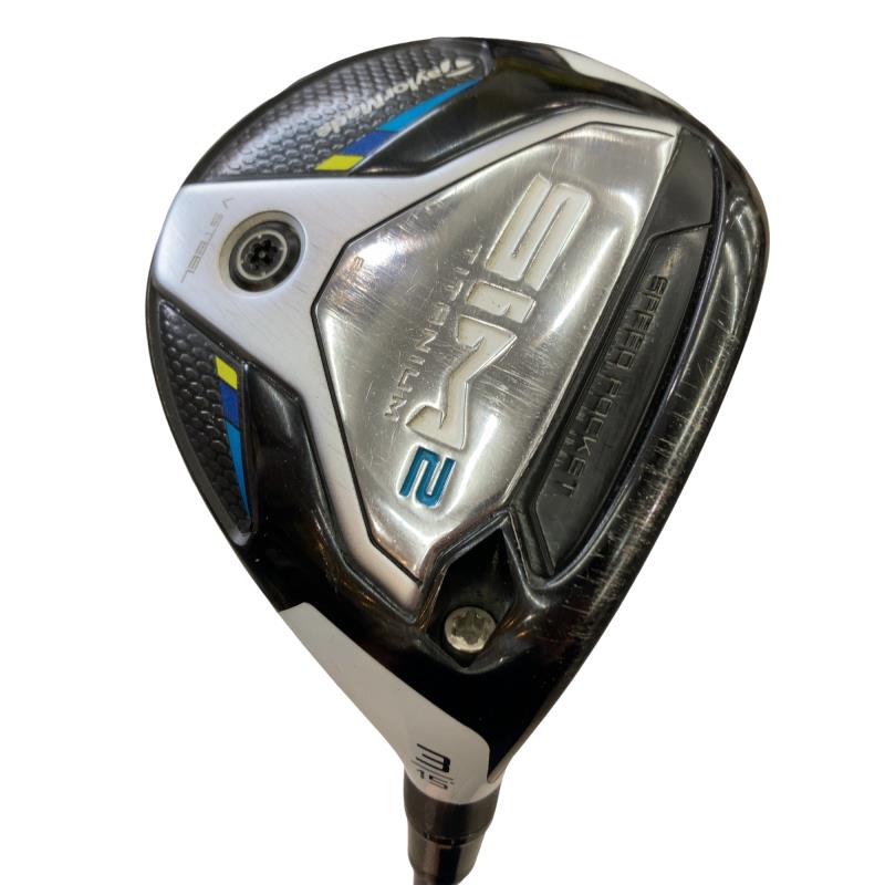 【中古】 テーラーメイド SIM2 3W フェアウェイウッド FW Diamana TB 60 (フレックスS) メンズ 男性用 右利き 右用 Cランク ゴルフクラブ
