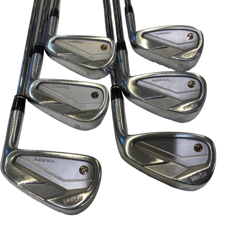 【中古】 本間ゴルフ TOUR WORLD TR20V 6S アイアンセット IR 純正特注シャフト (フレックスS) メンズ 男性用 右利き 右用 Cランク ゴルフクラブ