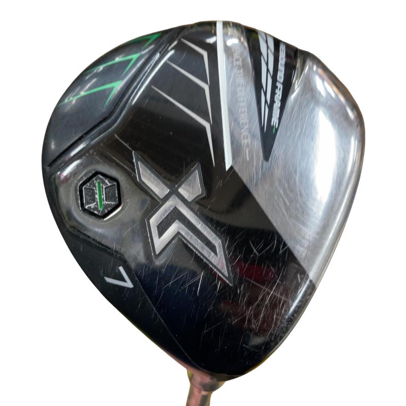 【中古】 ダンロップ XXIO(2022) eks 7W フェアウェイウッド FW Miyazaki AX-2(FW) (フレックスSR) メンズ 男性用 右利き 右用 Cランク ゴルフクラブ