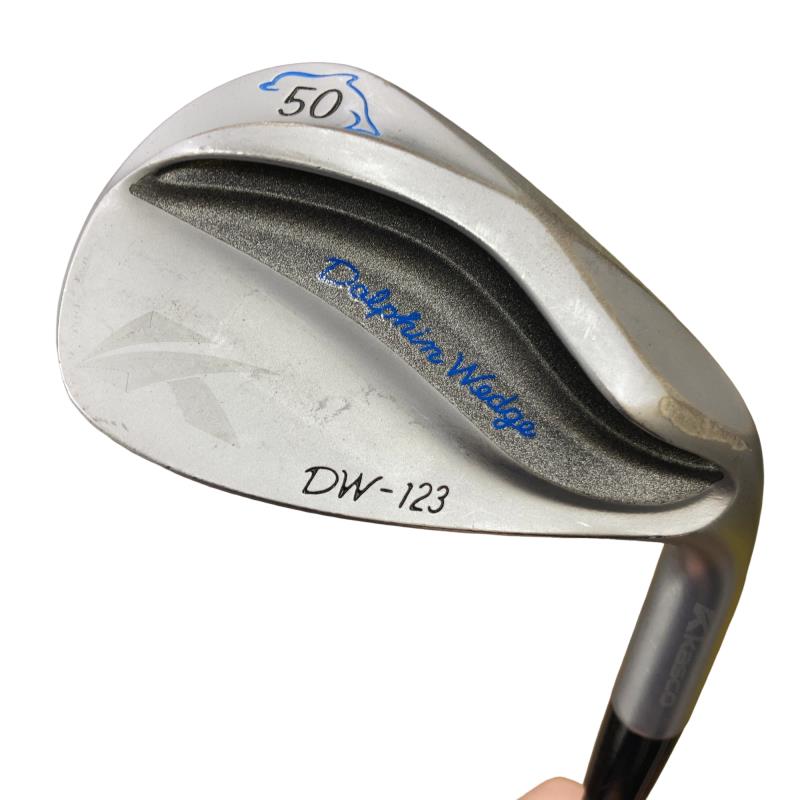 【中古】 キャスコ Dolphin Wedge DW-123 シルバー 50° ウェッジ WG Dolphin DP-231 (フレックスその他) メンズ 男性用 右利き 右用 Cランク ゴルフクラブ