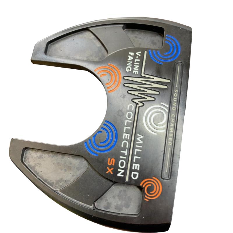 【中古】 オデッセイ MILLED COLLECTION SX V-LINE FANG 34インチ パター PT スチール (フレックスその他) メンズ 男性用 右利き 右用 Cランク ゴルフクラブ