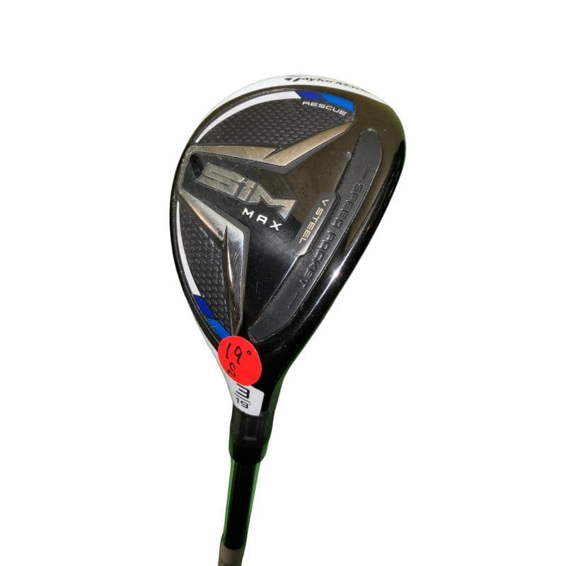 【中古】 テーラーメイド SIM MAX U3 ユーティリティ UT KBS MAX85 JP (フレックスS) メンズ 男性用 右利き 右用 Cランク ゴルフクラブ