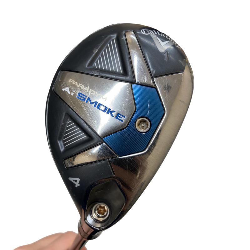 【中古】 キャロウェイ PARADYM Ai SMOKE U4 ユーティリティ UT 純正特注シャフト (フレックスS) メンズ 男性用 右利き 右用 Cランク ゴルフクラブ