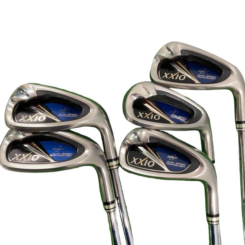 【中古】 ダンロップ XXIO(2014) 5S アイアンセット IR NS PRO 900GH D.S.T for XXIO (フレックスS) メンズ 男性用 右利き 右用 Dランク ゴルフクラブ