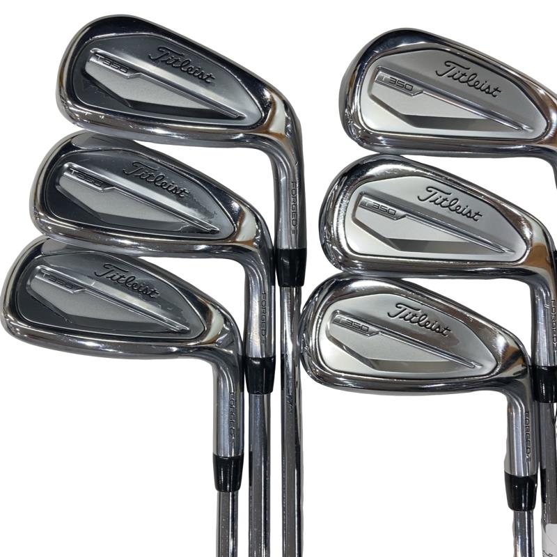 【中古】 タイトリスト Titleist T350(2023) 6S アイアンセット IR 純正特注シャフト (フレックスS) メンズ 男性用 右利き 右用 Cランク ゴルフクラブ|ゴルフパートナー 中古クラブ店