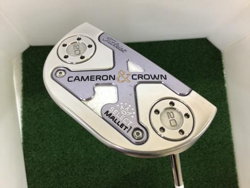 【中古】 タイトリスト SCOTTY CAMERON＆CROWN SELECT Mallet1 33インチ パター PT スチール (フレックスその他) メンズ 男性用 右利き 右用 Cランク ゴルフクラブ｜ゴルフパートナー 中古クラブ店