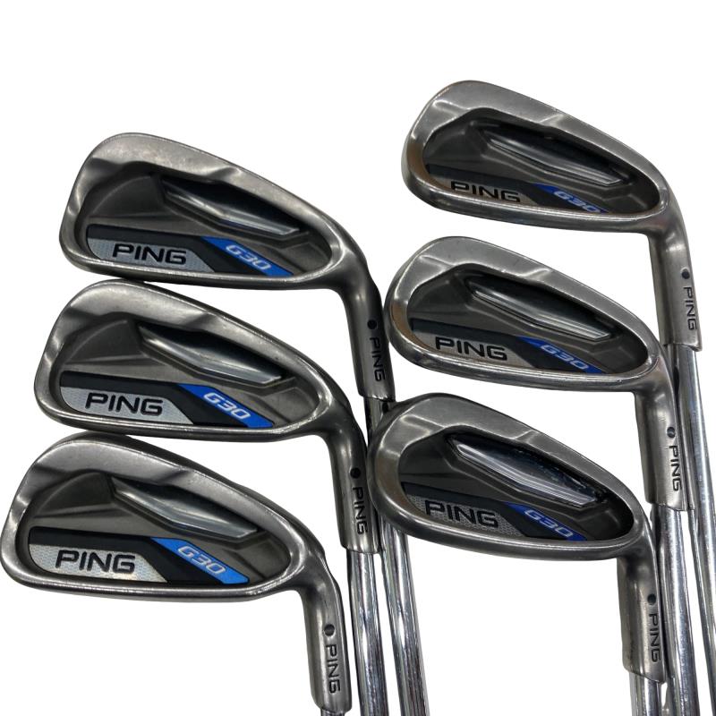 【中古】 ピン G30  6S アイアン書き割り IR CFS DISTANCE スチール写真 (フレックスS) メンズ 成人男性用 右利き 右用 C位置づける ゴルフ野球クラブ