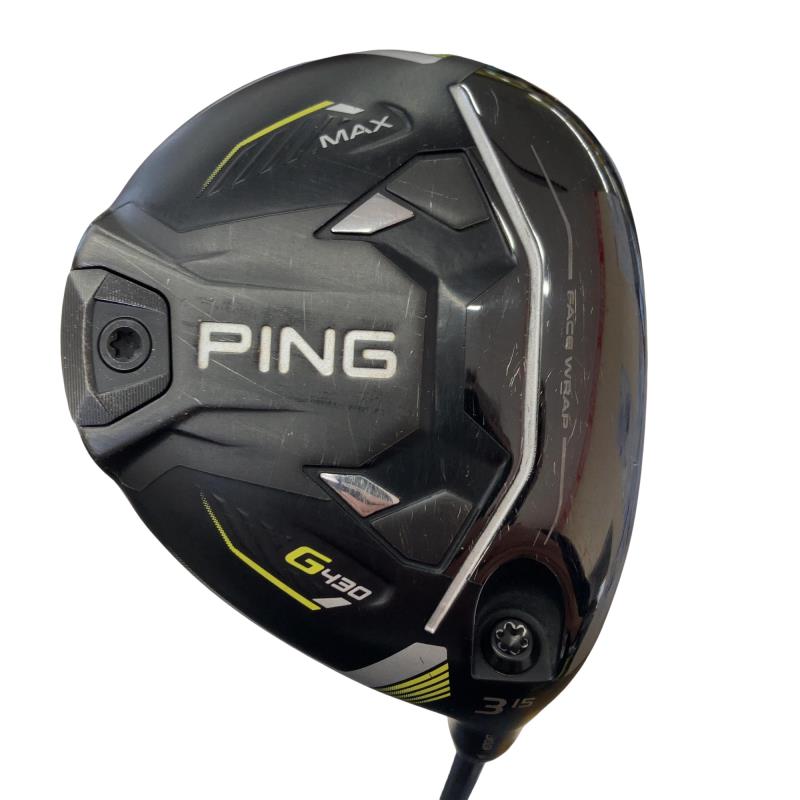 【中古】 ピン G430 MAX 3W フェアウェイウッド FW PING TOUR 2.0 BLACK 65(FW) (フレックスS) メンズ 男性用 右利き 右用 Cランク ゴルフクラブ|ゴルフパートナー 中古クラブ店