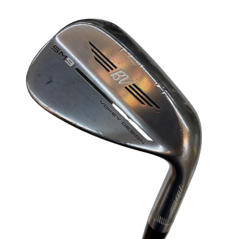 【中古】 タイトリスト VOKEY SPIN MILLED SM9 ツアークロム 46°/10°F ウェッジ WG Dynamic Gold (フレックスS) メンズ 男性用 右利き 右用 Cランク ゴルフクラブ