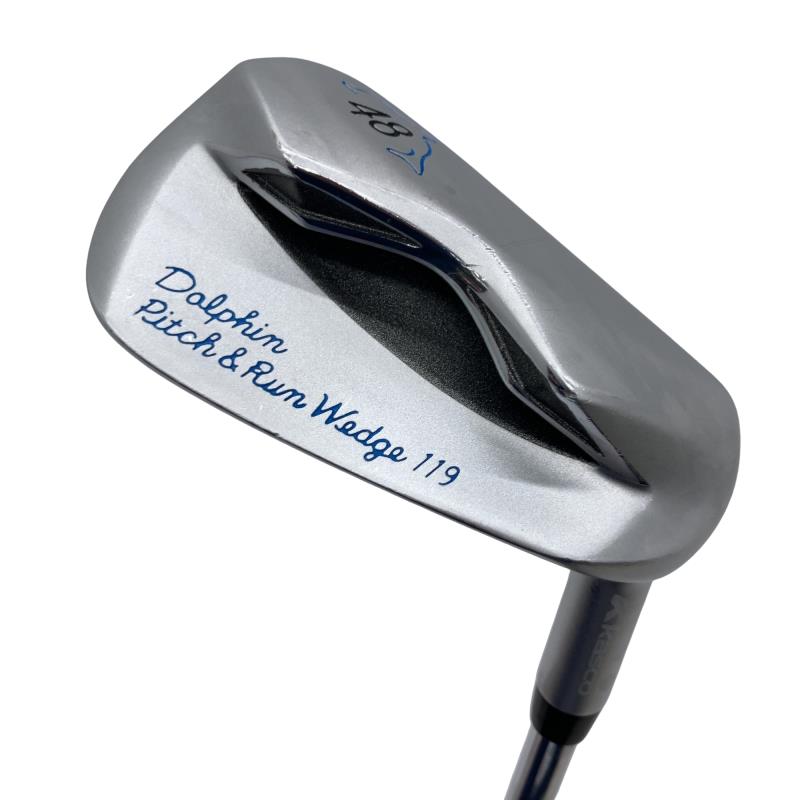 【中古】 キャスコ Dolphin Pitch＆Run Wedge DPW-119 48° 34in(ジャンボグリップ) ウェッジ WG Dolphin 目あたらしいスチール写真 (フレックス余分の物) メンズ 成人男性用 右利き 右用 C価値づける ゴルフ野球クラブ