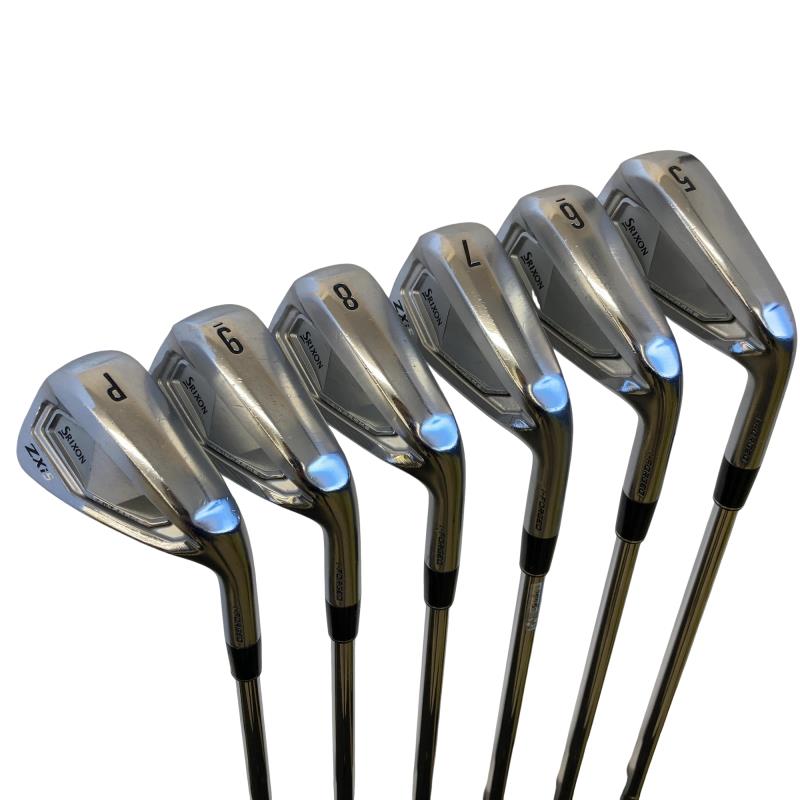 【中古】 ダンロップ SRIXON ZXi5 6S アイアンセット IR NS PRO MODUS3 TOUR105 (フレックスS) メンズ 男性用 右利き 右用 Cランク ゴルフクラブ|ゴルフパートナー 中古クラブ店