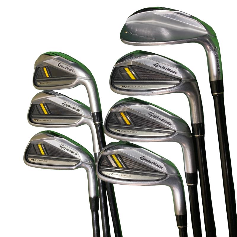【中古】 テーラーメイド ROCKET BLADEZ 8S アイアンセット IR TM7-113 (フレックスS) メンズ 男性用 右利き 右用 Cランク ゴルフクラブ