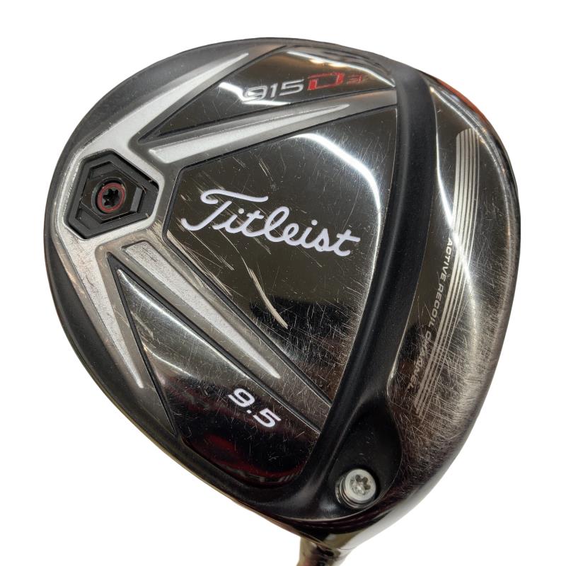 【中古】 タイトリスト 915 D3 9.5° ドライバー DR Diamana R60 (フレックスS) メンズ 男性用 右利き 右用 Cランク ゴルフクラブ