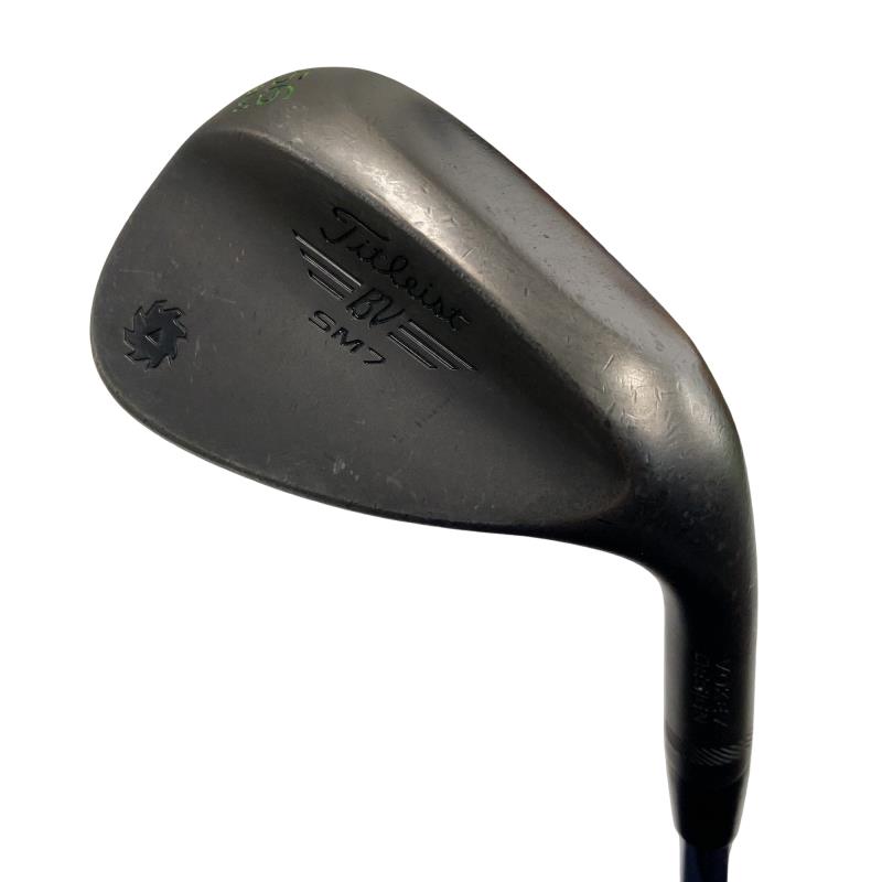 【中古】 タイトリスト VOKEY SPIN MILLED SM7 ジェットブラック 56°/08°M ウェッジ WG Dynamic Gold (フレックスS) メンズ 男性用 右利き 右用 Cランク ゴルフクラブ