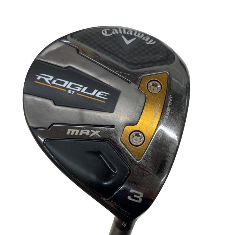 【中古】 キャロウェイ ROGUE ST MAX 3W フェアウェイウッド FW 純正特注シャフト (フレックスS) メンズ 男性用 右利き 右用 Cランク ゴルフクラブ|ゴルフパートナー 中古クラブ店