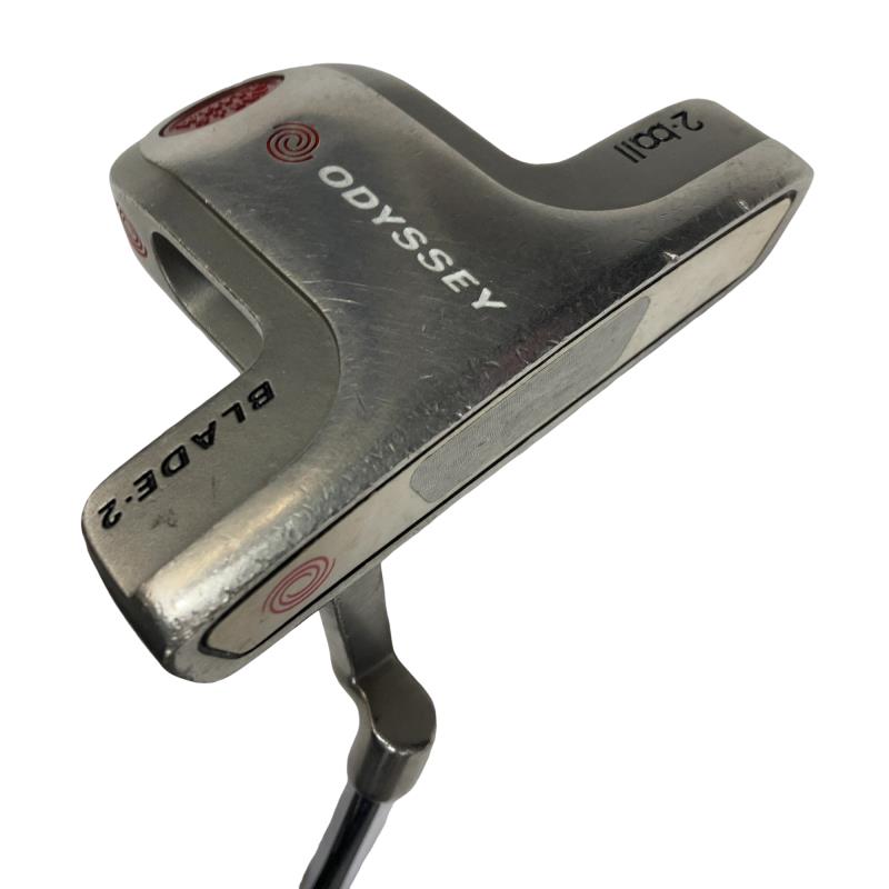 【中古】 オデッセイ WHITE STEEL 2・ball BLADE2 34in パター PT スチール写真 (フレックス余分の物) メンズ 成人男性用 右利き 右用 C位置づける ゴルフ野球クラブ