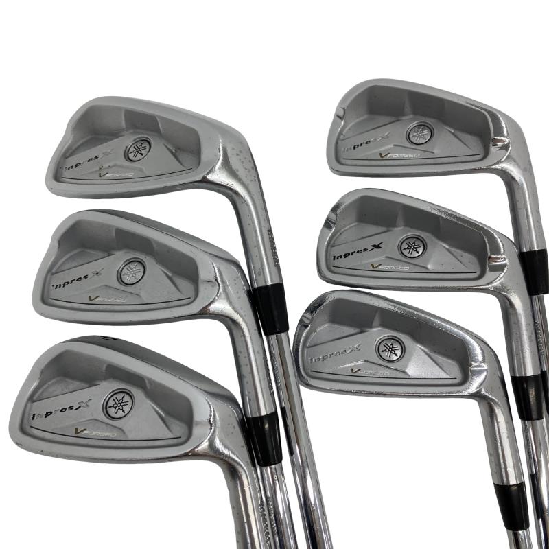 【中古】 ヤマハ inpres X V FORGED(2012) 6S アイアン書き割り IR NS PRO MODUS3 TOUR120 (フレックスS) メンズ 成人男性用 右利き 右用 D位置づける ゴルフ野球クラブ