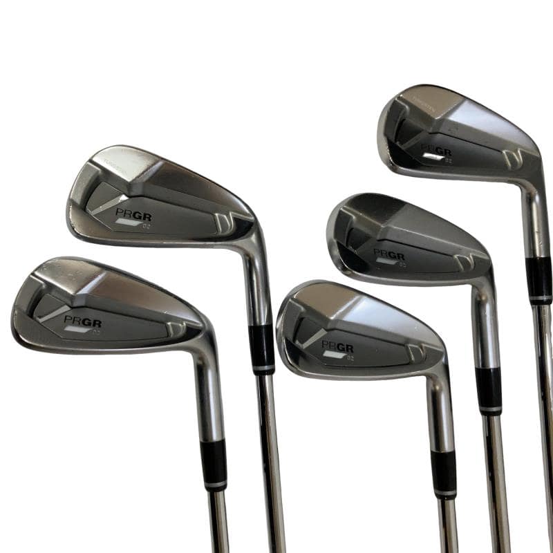 【中古】 プロギア PRGR 02(2023) 5S アイアンセット IR NS PRO MODUS3 TOUR105 (フレックスS) メンズ 男性用 右利き 右用 Cランク ゴルフクラブ｜ゴルフパートナー 中古クラブ店